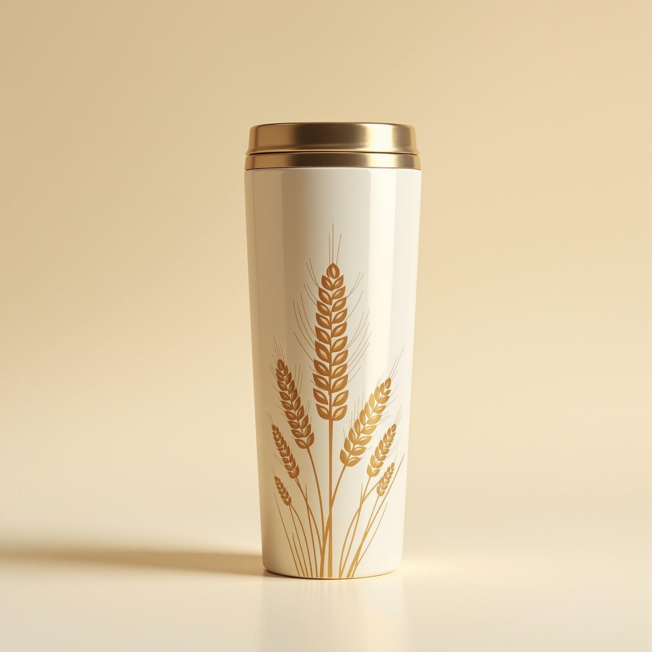 番茄段剧积分商城 - 麦穗定制保温杯